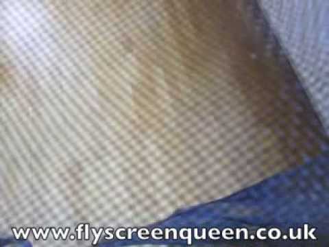 Charcoal Flyscreen Material - watch the video