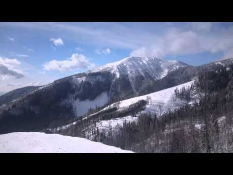 Lyžování Chopok sjezdovka 34a Panorama 20.2.2016