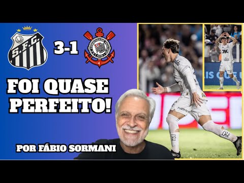 SANTOS FAZ 3-1 NO CORINTHIANS EM JOGO QUE PODERIA TER GOLEADO