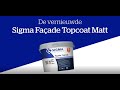 Sigma Facade Topcoat Matt QRR | Matte Gevelverf Sigma Facade Topcoat Matt QRR | Matte Gevelverf