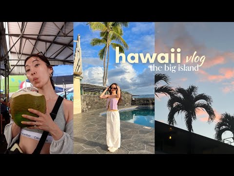 HAWAII TRAVEL VLOG| 10 days in the Big Island 🌺 (best restaurants, cafes, beaches, places to go)