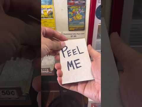 You Won’t Believe What Pokémon Card I Got 🤯 #shorts #pokemon #vendingmachine