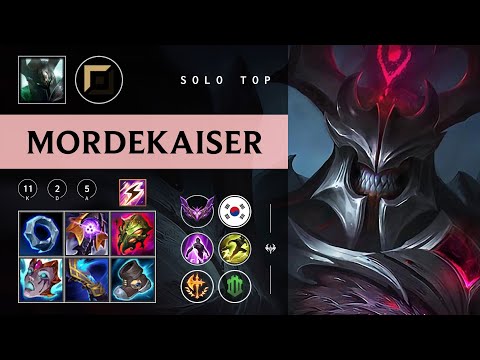 Mordekaiser Top vs Malphite - KR Master Patch 26.01