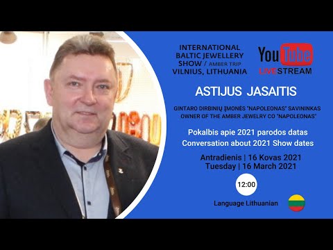 Conversation with Astijus Jasaitis Owner of Amber Jewelry Co "Napoleonas"