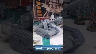 New project for waiting Kriegsmen arrival: An old fashion basilisk ! #warhammer #40k #astramilitarum