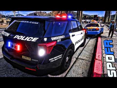 GTA 5 LSPDFR 🚨 | Houston Police City Patrol | Busy Wednesday Shift
