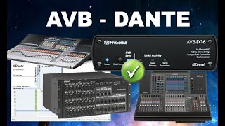 Video thumbnail for PreSonus AVB-D16 to A DANTE YAMAHA NETWORK SYSTEM #presonus #dante #avb by Driiven by Passion