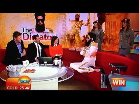 Admiral General Aladeen- Interview on The Today Show Austra