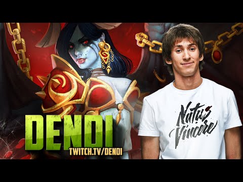 Dota 2 Stream: Na`Vi Dendi - Queen of Pain (Gameplay & Commentary)
