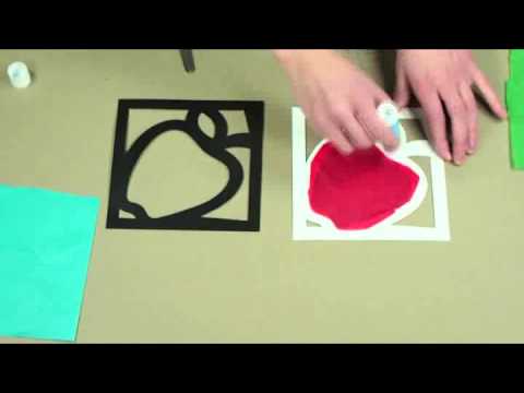 Slide 10 - Junior Stained Glass Frames, 24 Pieces (video)