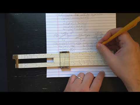 Hemmi 153 Electrical Engineer's Slide Rule with Gudermannian Scale  (3/3: Hyperbolics)