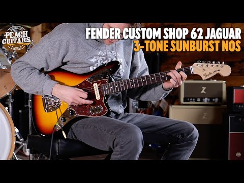 Fender Custom Shop 62 Jaguar NOS RW 3-Tone Sunburst image 13