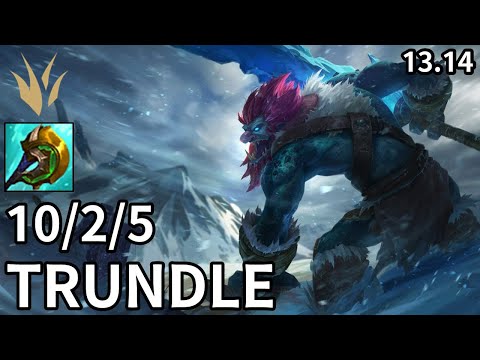 Trundle Jungle vs Jarvan IV - EUW Master | Patch 13.14