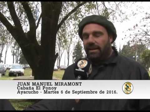 06-09-16 Nota Juan Manuel Miramont - Cabaña El Ponoy y San Luis - Ayacucho.