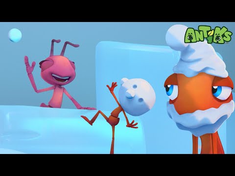 Ant-Sized Adventures in a Winter Wonderland | Antiks | Animals And Creatures Cartoon In Hindi हिन्दी