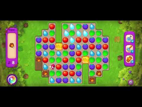 Gardenscapes Level 7091 - no boosters SUPER HARD