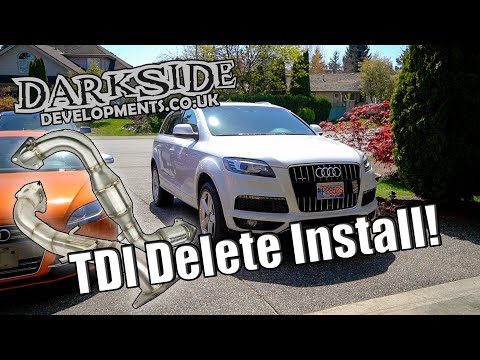 Deleting your 3.0L TDI VW Touareg, Audi Q7 or Porsche Cayenne - Darkside Delete Kit Install! - ThatGuyTy