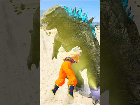 GODZILLA VS GOKU - WHO IS THE STRONGEST ? #shorts