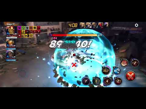 WBL INFINITY ULTRON STAGE 37 - ENERGY PROJECTION TAG - IRONMAN T4 RAGE CTP | Marvel Future Fight