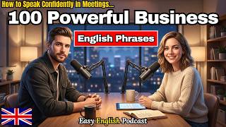 How to Speak Confidently in Meetings | 100 Powerful  Business English Phrases | Business English