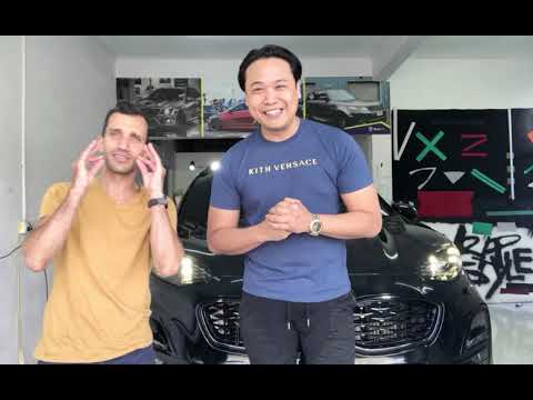 Hall of Fame Horse Jockey Derreck David Kia Sportage Wrapped Total Blackout