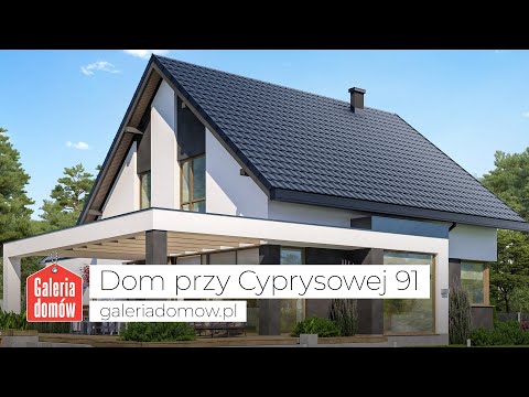 Projekt domu przy Cyprysowej 91 - GALERIADOMOW.PL