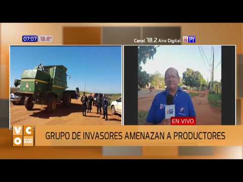 Balean maquinarias agrícolas en Corpus Christi, Canindeyú