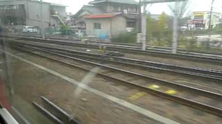 preview picture of video '名鉄犬山線車窓 新鵜沼～犬山遊園 Meitetsu Inuyama line Shin-Unuma ~ Inuyamayuen'