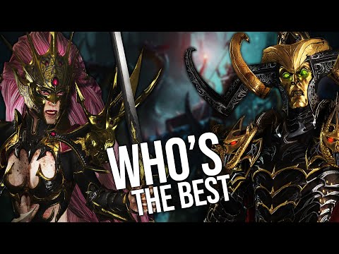 Dark Elves Legendary Lords Ranked From Worst to Best | Total War Warhammer 3