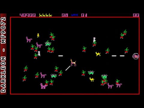 Llamatron © 1992 Llamasoft - PC DOS - Gameplay