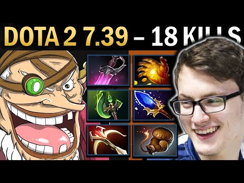 Sniper Gameplay Miracle with 18 Kills and Parasma - Dota 7.39