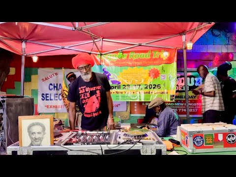 Jah Observer Sound 100% Foundation Juggling @ Reggae Road Trip, Kingston Jamaica
