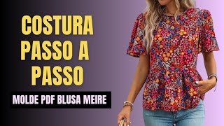 Vídeo de BLUSA MEIRE - MOLDE EM PDF