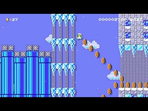 The Classical Icicle Dash [30s] by LukePizza - Super Mario Maker 2 - No Commentary 1bz