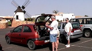 preview picture of video 'Kanaren - Fuerteventura - El Molino de Antigua - Windmühle - Kaktusgarten'