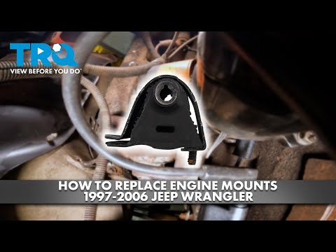 How to Replace Engine Mounts 1997-2006 Jeep Wrangler