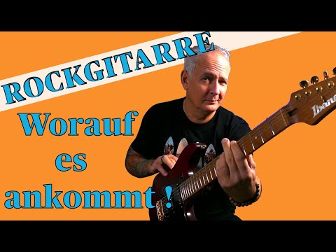 ROCKGITARRE SPIELEN - Mach es direkt richtig