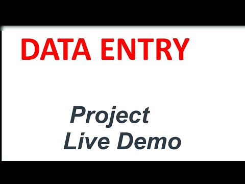 Virtual Assistant Data Entry work demo for beginners on Fiverr | Upwork with practice file