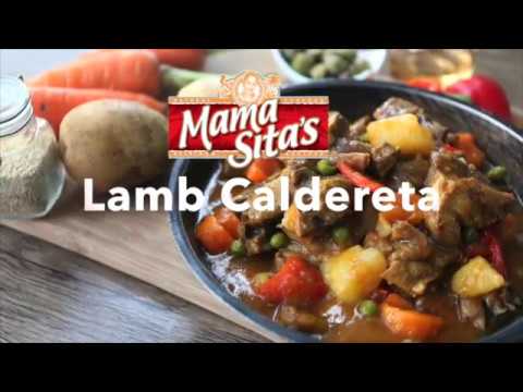Lamb Caldereta using Mama Sita's Spicy Sauce Mix