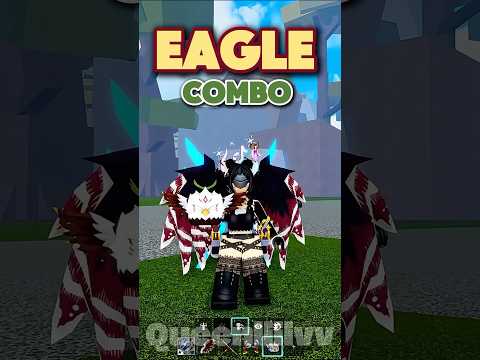 INSANE EAGLE COMBO BLOX FRUITS | #Shorts #bloxfruits #roblox #queenliiivv #onepiece