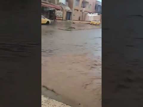 فيديو | مركز الموصل يشهد عاصفة ترابية وأمطار غزيرة على ناحية حمام العليل جنوبي المدينة