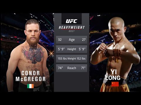 Conor McGregor vs Yi Long  Full Fight | UFC4