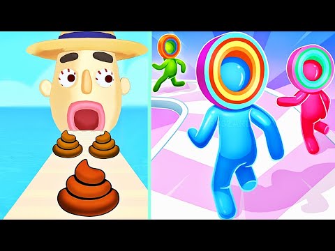 Sandwich Runner & LAYER MAN 3D - Satisfying Mobile Game Max Update Sandwich Run, Going Balls 5D4F5D6