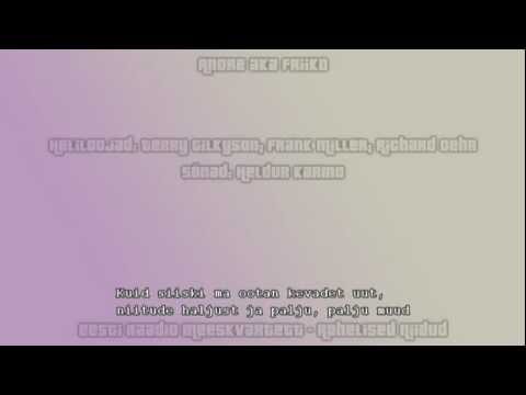 Eesti Raadio meeskvartett - Rohelised niidud (laulusõnadega/HQ heli)