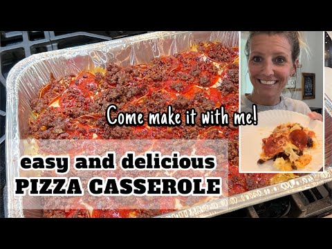 PIZZA CASSEROLE | Easy Recipe