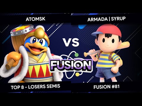 Fusion #81 - Atomsk (King Dedede) vs Armada Syrup (Ness) - Top 8 - Losers Semis