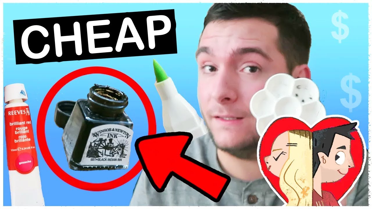 10 CHEAP Art Supplies for Broke Artists!