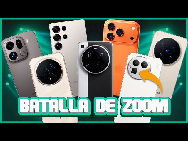 He probado los 7 MÓVILES con MEJOR ZOOM 📸 ESTE es el MEJOR