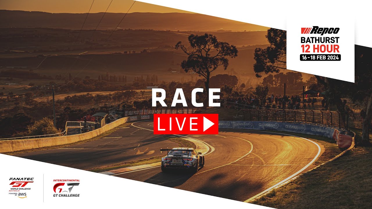 LIVE | Race | Repco Bathurst 12 Hour | IGTC + Fanatec GT Australia