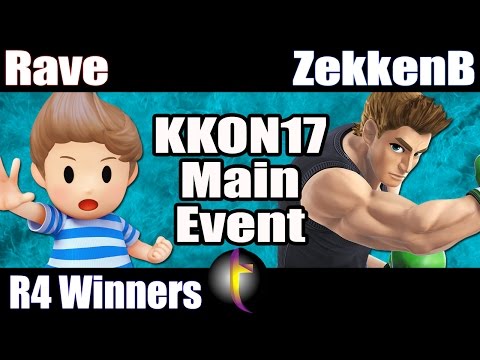 KKON17 Main Event: SSB Wii U - WR4 - Rave vs ZekkenB